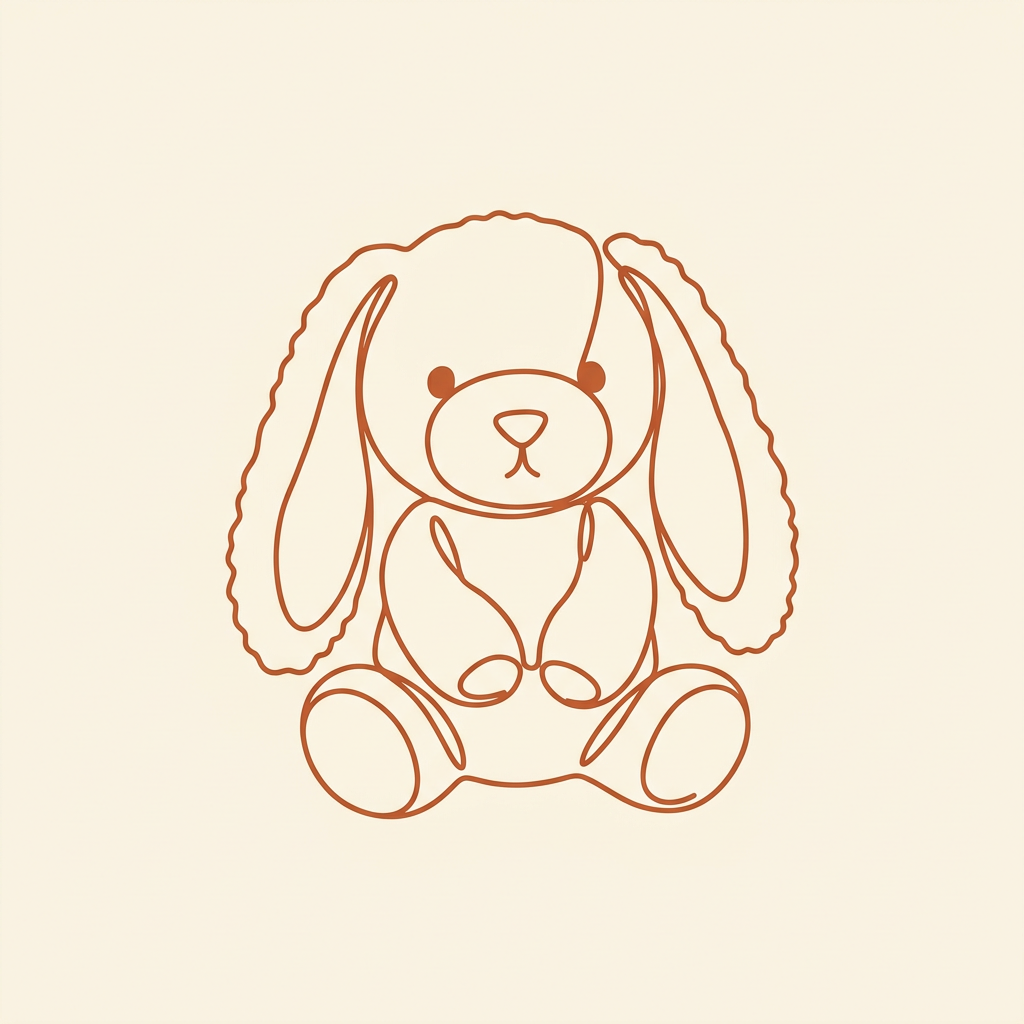 Illustration amigurumi Lapin, aperçu du patron